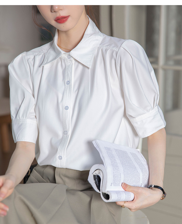 Áo Sơ Mi Trắng Phong Cách Pháp Áo Sơ Mi Trắng Phong Cách Pháp