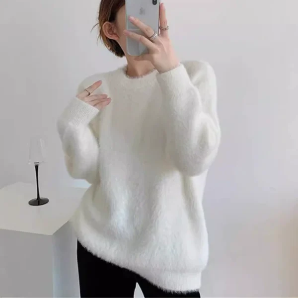 Áo Len Lông Chồn Cổ Chui