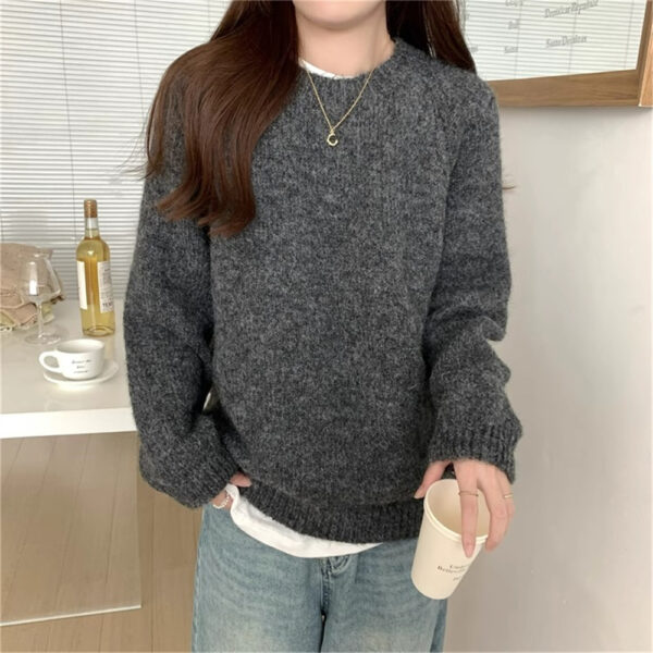 Áo Len Oversize Màu Xám – Thanh Lịch, Sang Trọng & Siêu Dễ Phối