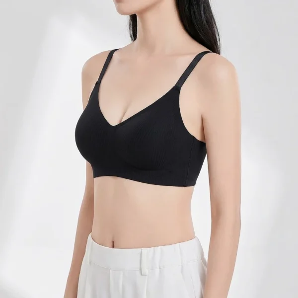 Áo Lót Nữ Không Gọng Mút Đúc Màu Đen